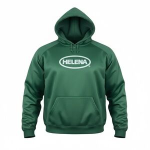 Helena green pullover hoodie